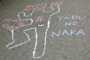 chalking around a body