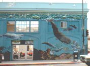 mural
on Mitchell Brothers theatre in 1980