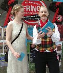 two cast members of The Importance of Being Ernest