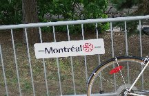 Fence 
belonging to 
City of Montreal