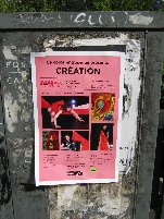 poster on a mailbox