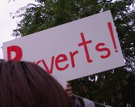 
Perverts sign