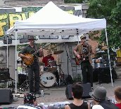 tent on stage